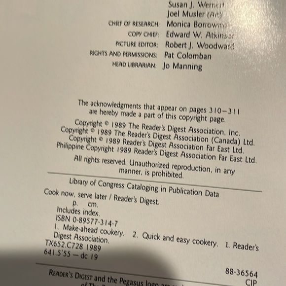 2 for $20 “Cook Now, Serve Later: From Reader's Digest" - Picture 4 of 7